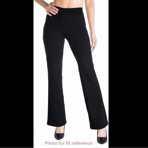 Jacob Pants - Black Pull-on Dress Pants, Small, Jersey by Jacob